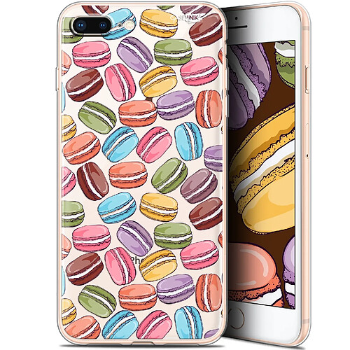 Caseink Coque arrière Apple iPhone 7/8 Plus (4.7 ) Gel HD [ Nouvelle Collection - Souple - Antichoc - Imprimé en France] Macarons