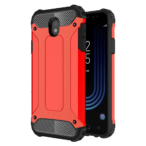 Wewoo Coque Pour Galaxy J7 Pro TPU + PC Combination Rouge