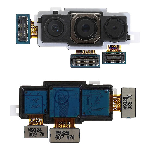 Avizar Caméra Arrière Galaxy A70 Module Triple capteur Photo Compatible et Nappe