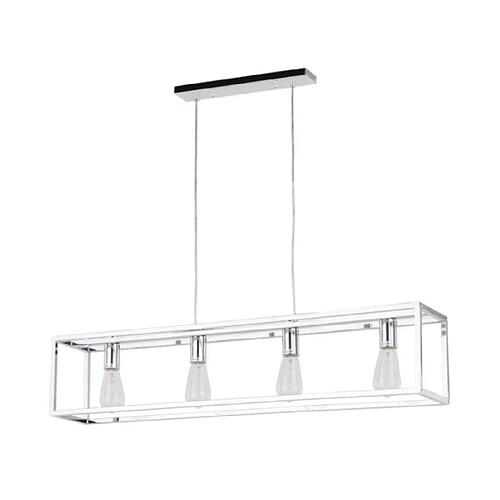 Luminaire Center Suspension Sigalo Alliage métallique Chrome