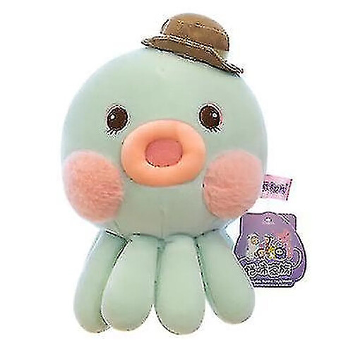 Universal Q Version Couleurs de bonbons Small Octopus Toy Envoi Girls Child Gift 30cmgreen