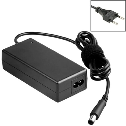 Wewoo Pour le cahier de HP COMPAQ, conseils de sortie: 7.4 x 5.0mm Adaptateur CA de prise de l'UE 18.5V 3.5A 65W