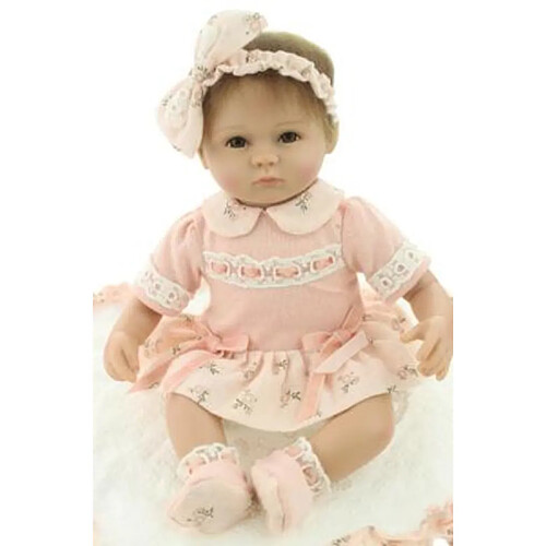 Universal Renaissance Baby Doll Wharf Silicone Doux 43 cm Poupée réaliste Nouveau-né Fille Mariée