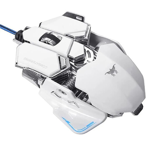 Xcsource Combaterwing [ Souris Gaming ] 4800 DPI Dernière Optique USB Souris Gamer Ailes de Combattant avec 10 Programmables Boutons Souri...