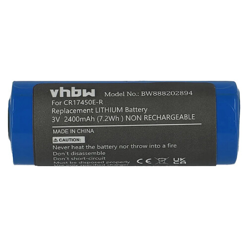 vhbw Pile remplacement pour pile CR17450E-R (3V, lithium) pour divers appareils