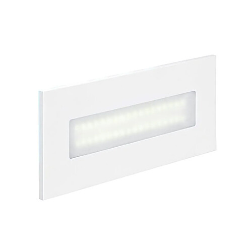 applique murale encastrée - aric baliz 3 - a led - 2.7w - 4200k - blanc - aric 50266