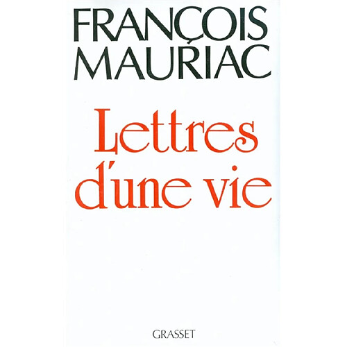 Lettres d'une vie : 1904-1969 · Occasion