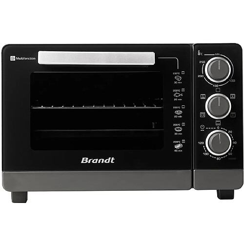 Four chaleur tournante 26l 1500w noir - fc265mb - BRANDT