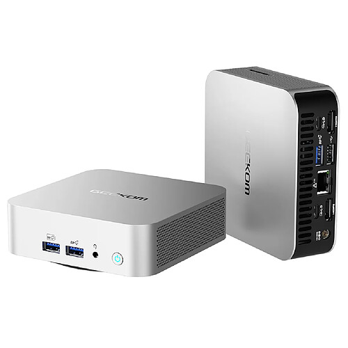 Mini PC GEEKOM A8 AI, AMD Ryzen 9 8945HS 8 cœurs Max 5,2 GHz, 32 Go de RAM DDR5 5600 MHz 2T