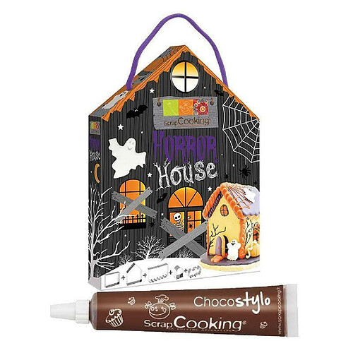 Scrapcooking Découpoirs inox Maison de l'Horreur + 1 Stylo chocolat