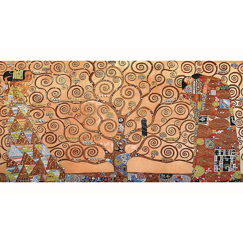 EPIKASA Impression sur Toile L'arbre de Vie, Multicouleur, Polyester, 120x3x60 cm