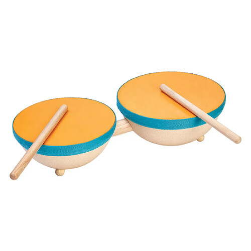 PLAN TOYS Instrument de musique - Double Tambour