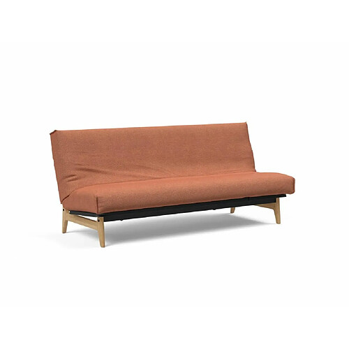 Inside 75 Canapé Lit ASLAK 120 Nordic Cover Soft Spring tissu 301 Weda Rust