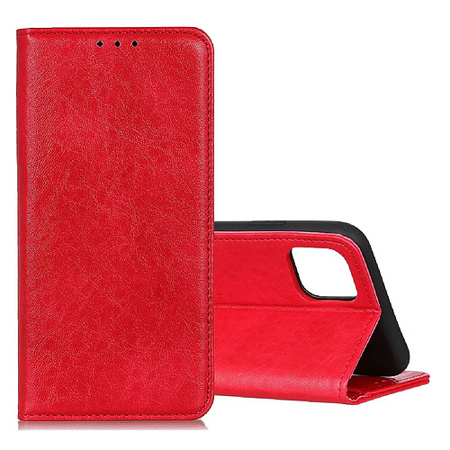 Wewoo Housse Coque Pour Galaxy Note10 Lite / A81 Magnétique Rétro Crazy Horse Texture Étui en cuir à rabat horizontal avec support et fentes cartes Rouge