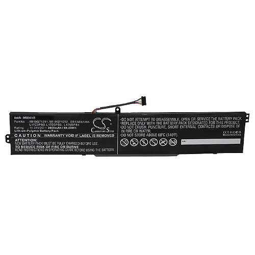 vhbw Batterie compatible avec Lenovo IdeaPad 330 15ICH, 15ICH (81FK), 15ICH (81FK003XM) ordinateur portable (3900mAh, 11,34V, Li-polymère)