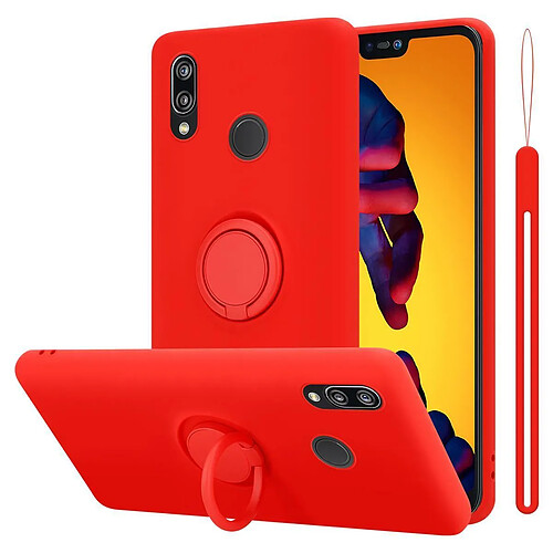 Cadorabo Coque Huawei P20 LITE 2018 / NOVA 3E Etui en Rouge