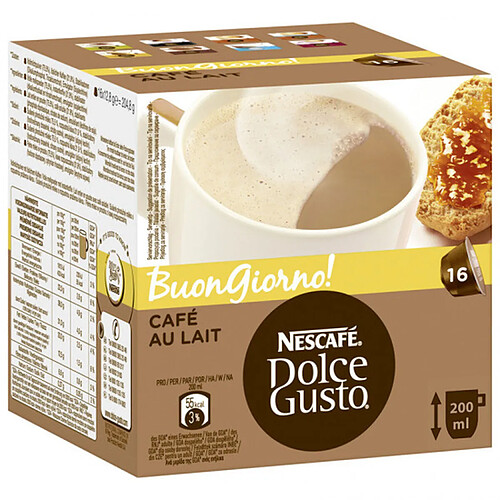 Capsules de café Dolce Gusto AU LAIT (16 Unités)