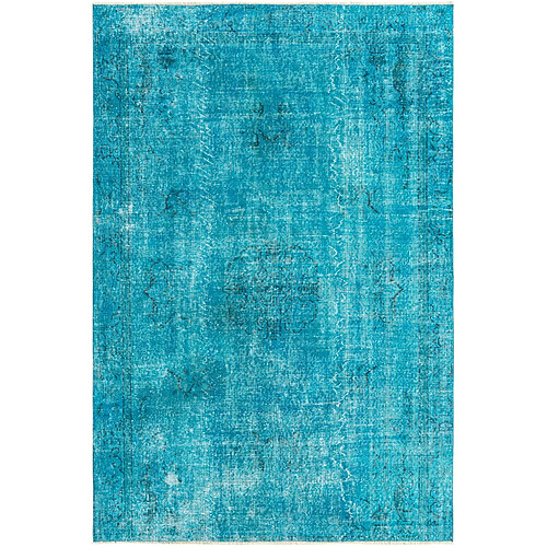 Vidal Tapis de laine 257x170 turquoise Ultra Vintage