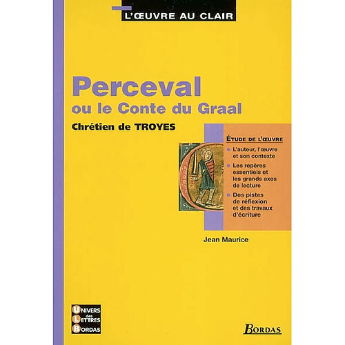 Perceval ou le roman du Graal, Chrétien de Troyes · Occasion