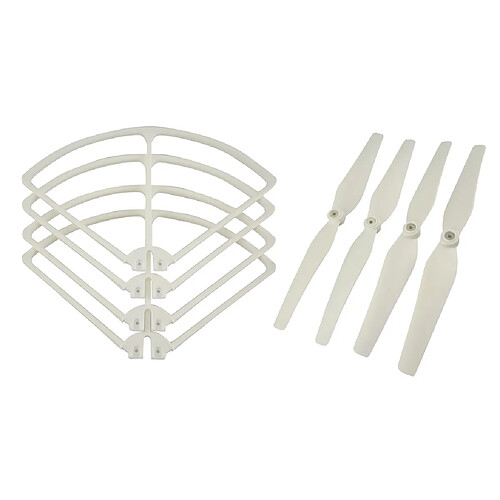 4 Pièces Hélice et Cadre De Protection de Hélice Pour Syma X8C X8W