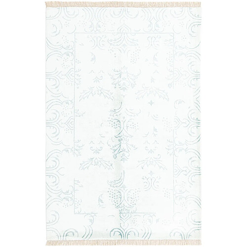 Vidal Tapis de laine 183x122 Bleu Darya