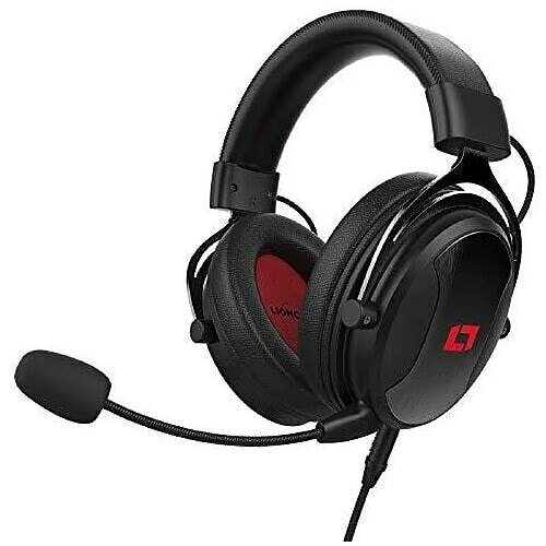 Lioncast LX55 Casque Audio Annulation de Bruit PS4 Stéréo Jack 3.5mm Supra-Auriculaire Noir