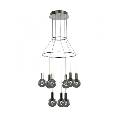 Luminaire Center Suspension moderne Aria Satin