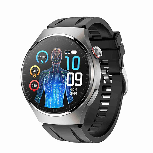 Yonis Montre Connectée AMOLED IP67 ECG Température Glucose