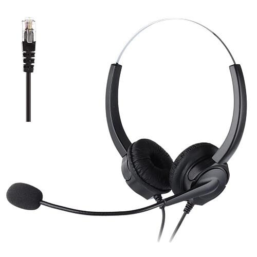 GUPBOO Casque binaural RJ9