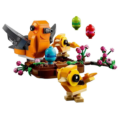 Lego 40639 Jouet de Construction 232 pièces Nid d'Oiseau avec 3 Oiseaux Multicolore