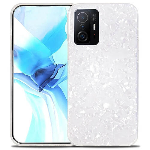 Coque en TPU + acrylique IPAKY ultra-fin, antichoc, anti-rayures blanc pour votre Xiaomi 11T/11T Pro