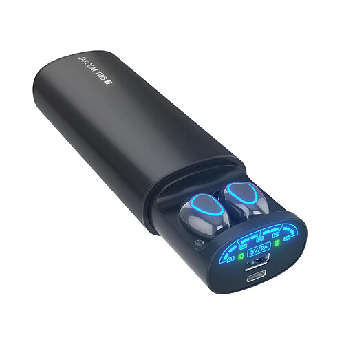 Yonis Ecouteurs Bluetooth Sans Fil Avec Power Bank