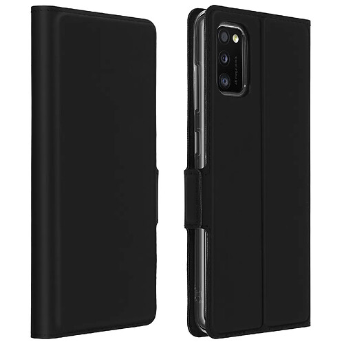 Avizar Housse Samsung Galaxy A41 Étui Folio Porte-carte Support Vidéo Dux Ducis noir