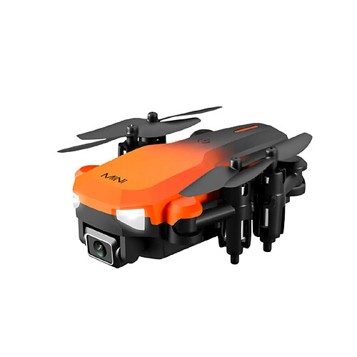 1 batterie mini drone photographie aérienne 4K caméra simple caméra positionnement d'avions évitement d'évitement télécommande avion-orange