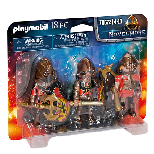 Playmobil® 70672 Playmobil Novelmore 3 combattants Burnham Raiders