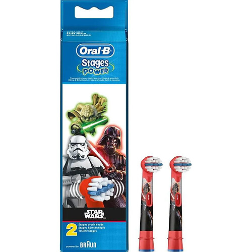 Oral-B Brossettes de rechange pour brosse à dents électrique Star Wars - pack de 2