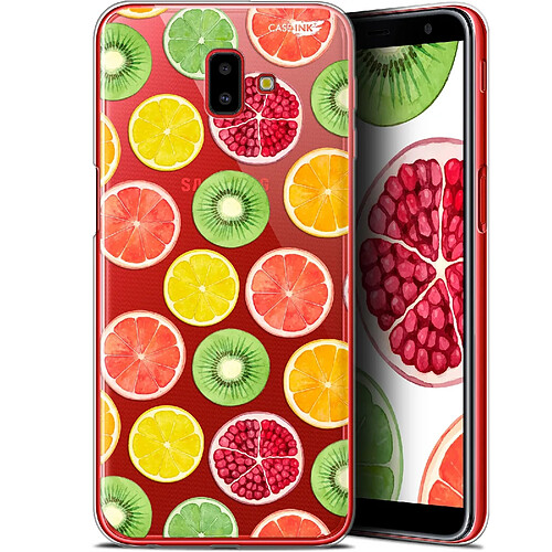 Caseink Coque arrière Samsung Galaxy J6 Plus J6+ (6.4 ) Gel HD [ Nouvelle Collection - Souple - Antichoc - Imprimé en France] Fruity Fresh