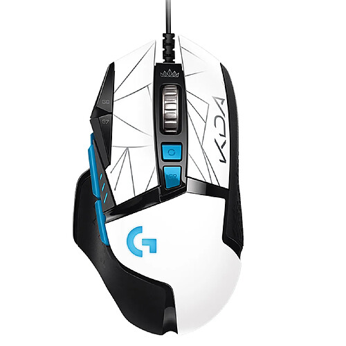 Souris filaire Logitech G502 version KDA souris de jeu haute performance RGB 25600DPI blanc