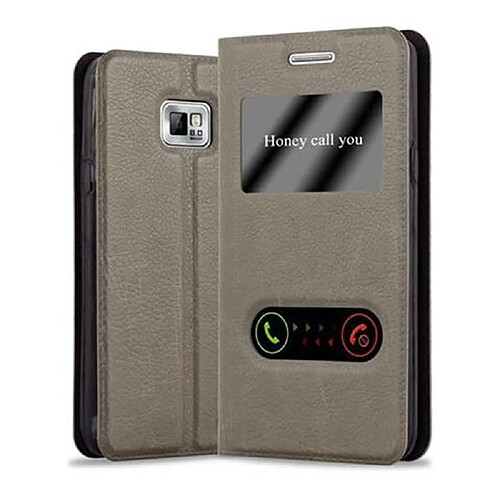 Cadorabo Coque Samsung Galaxy S2 / S2 PLUS Etui en Marron