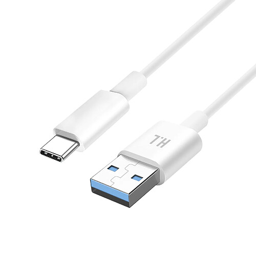 Avizar Cable USB-C Charge et Transfert De Données Intensité 1A Longueur 1.5m Blanc