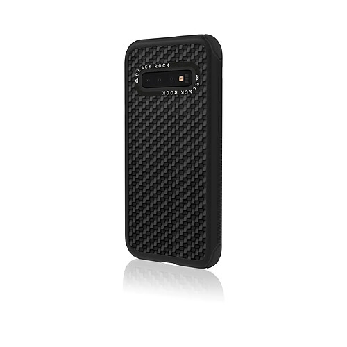 Black Rock Coque "Robust Real Carbon" pour Samsung Galaxy S10, Noir