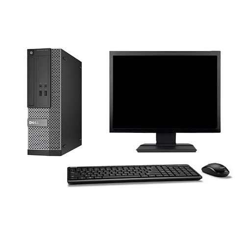 PC Dell 3020 SFF Ecran 27" i5-4570 RAM 16Go Disque 250Go Windows 10 Wifi · Occasion