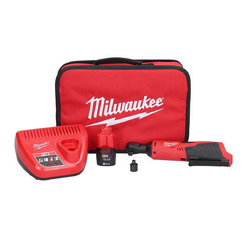 Sonstige Milwaukee M12 IR-201B batterie cliquet 12 V 47 Nm 3/8'' + 1x batterie 2,0 Ah + chargeur + sac ( 4933448110 )