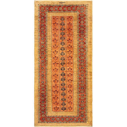 Vidal Tapis de couloir en laine 177x83 brun Kashkuli