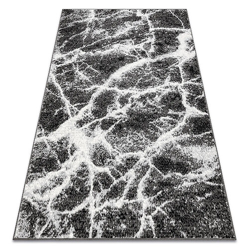 RUGSX BCF Rug Morad MARMUR marbre - anthracite noir 140x200 cm