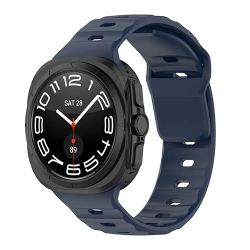 Bracelet En Silicone Lisse Phonecare Pour Samsung Galaxy Watch Ultra - 47mm - Bleu Foncé