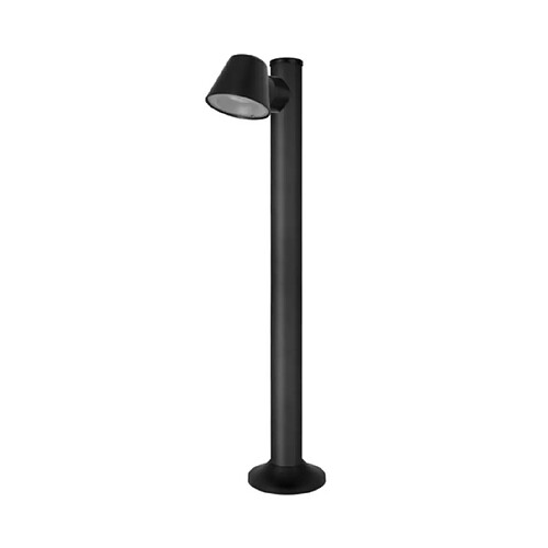 Leds C4 Borne de jardin Cone Polycarbonate,ABS Transparent, Noir