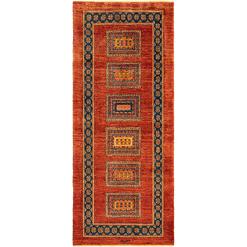 Vidal Tapis de couloir en laine 197x84 rouge Kashkuli