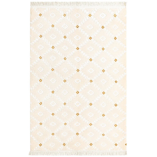 Vidal Tapis de laine 178x122 beige Darya