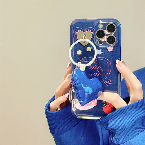 GUPBOO Étui pour iPhoneX/Xs Cowboy Love Star Girl Phone Case Anglais Anti-chute Doux